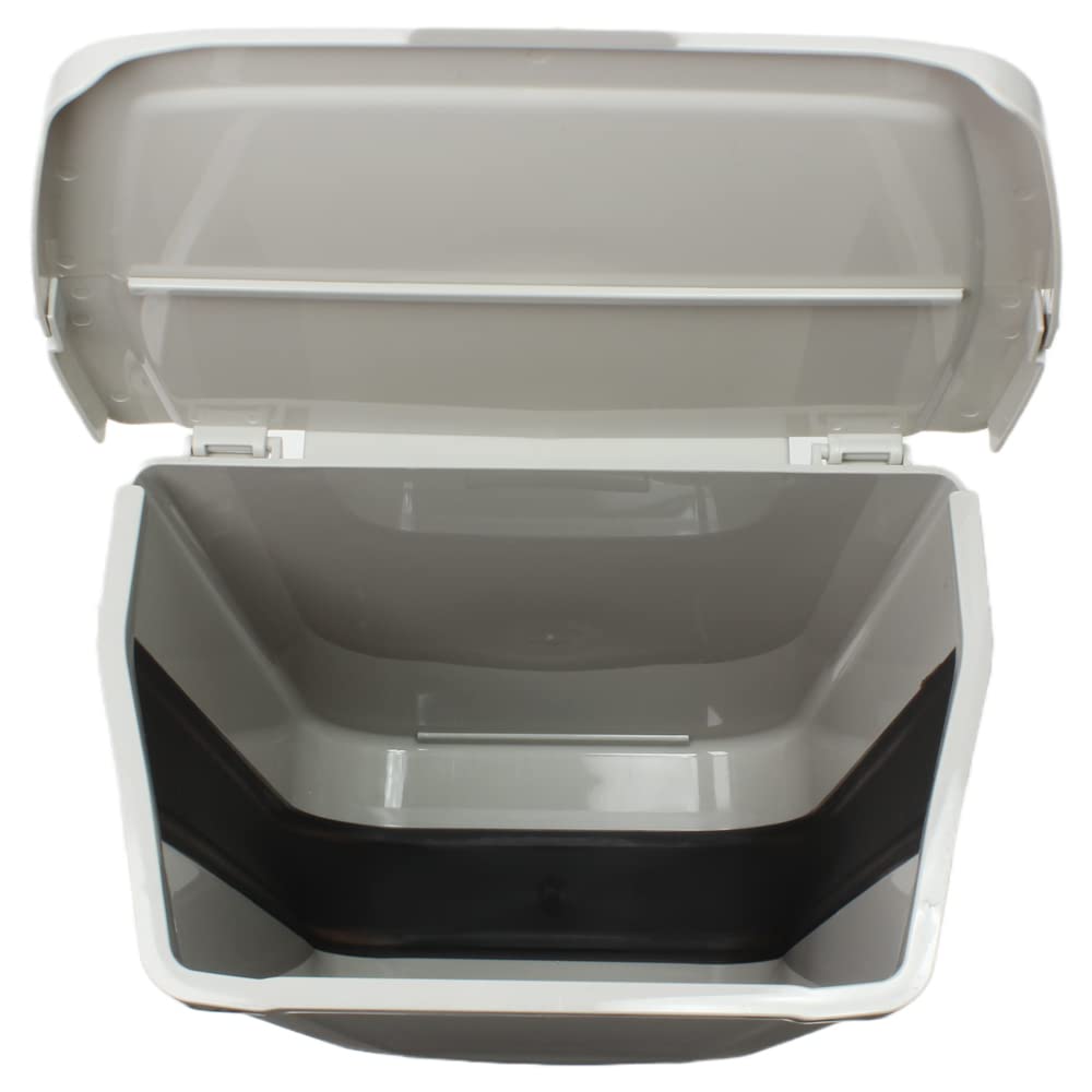 Generisch Poubelle pliable 4 à 8 litres pour caravane, camping-car, camping, caravane, bateau - Gris/anthracite