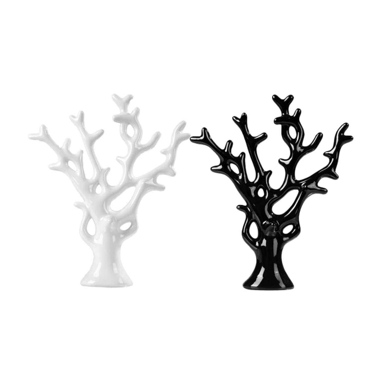 Cabilock Statua Albero Corallo in Ceramica per Decorazioni Casa, Design Unico e Stile Chic, Piccolo Soprammobile Pratico e Robusto per Tavolo e Soggiorno