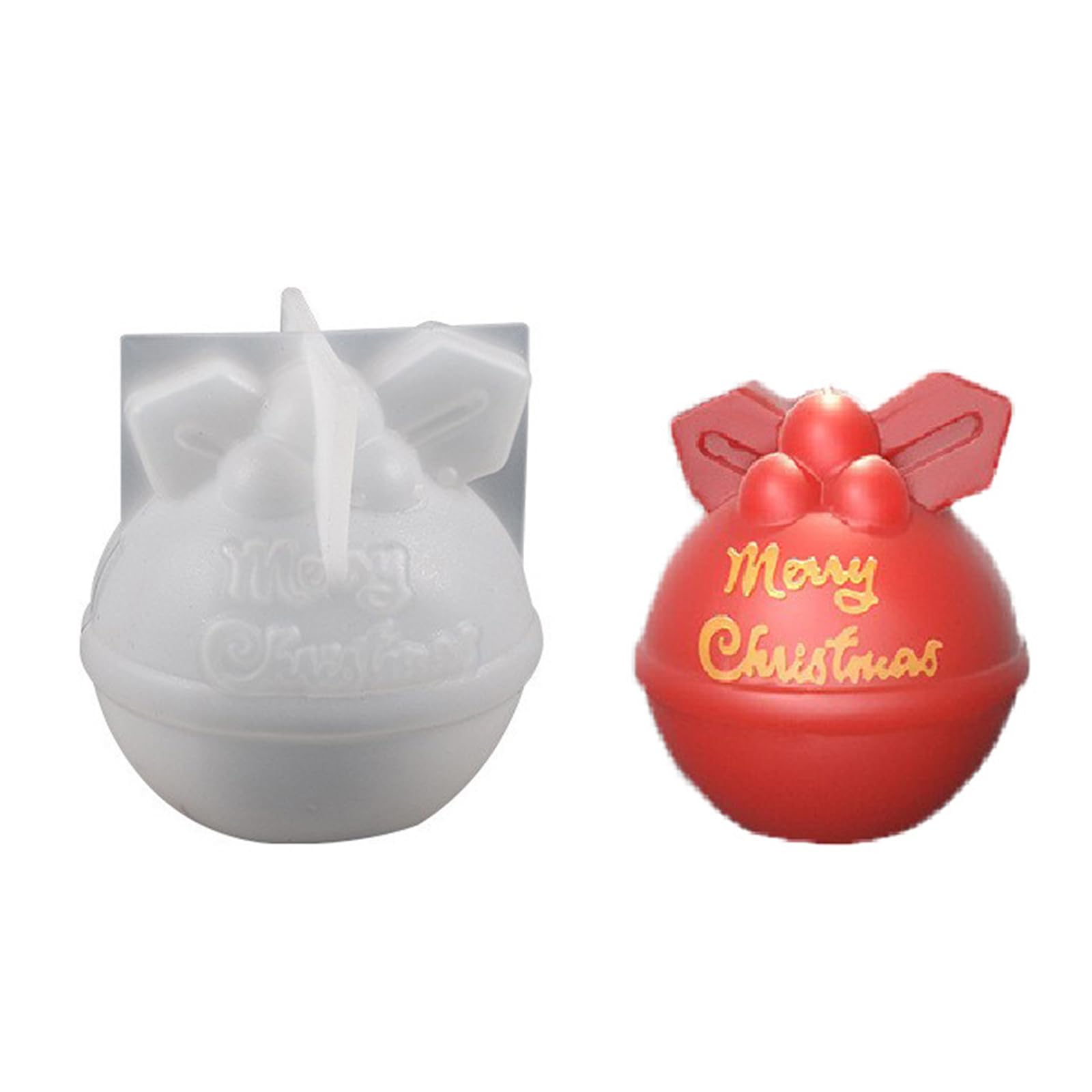 Hsioluted Food Grade Silicone Christmas for Craft Art Projects Easy Releases Holiday