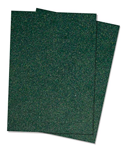 Feuilles de diorama Platz MDS-3 lot de 2 décors de sol vert gazon et foncé