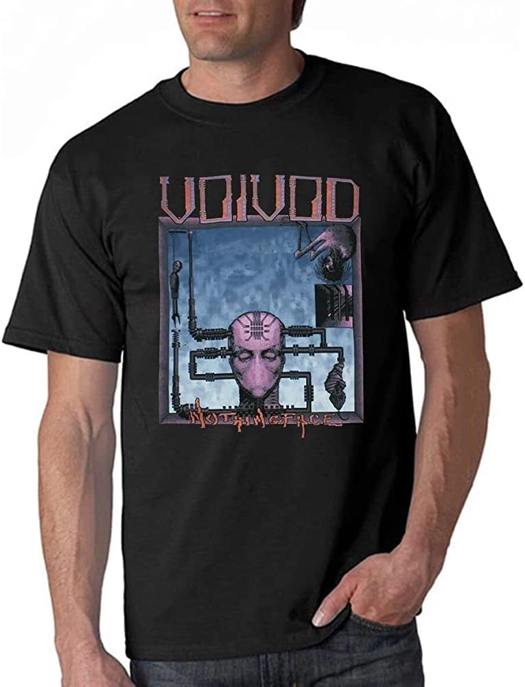 FUQIVintage Voivod Nothingface Progressive Tour T Shirt Black Black XXL