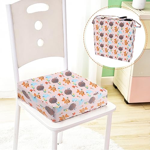 TOYANDONA Toddler Comfy Chair Chair Increasing Cushion Baby Toddler Kids Infant Portable Detachable Washable Highchair Booster Cushion with Strap Assorted Color Portable Highchair - Image 3