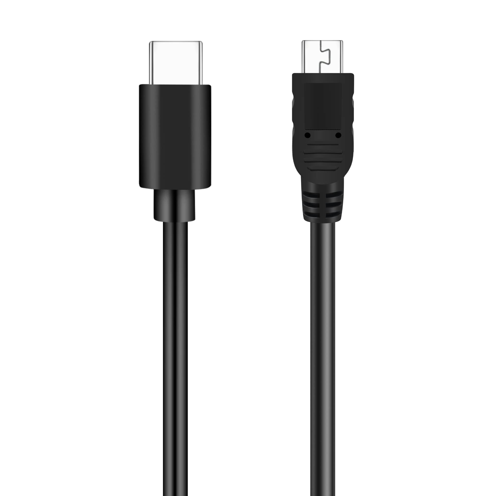 Kabel USB C na mini USB 1,2 m (3 sztuki), USB C do mini, 5-pinowy kabel do ładowania i synchronizacji danych, kompatybilny z kalkulatorami Texas Instruments, kontrolerem PS3, aparatem cyfrowym