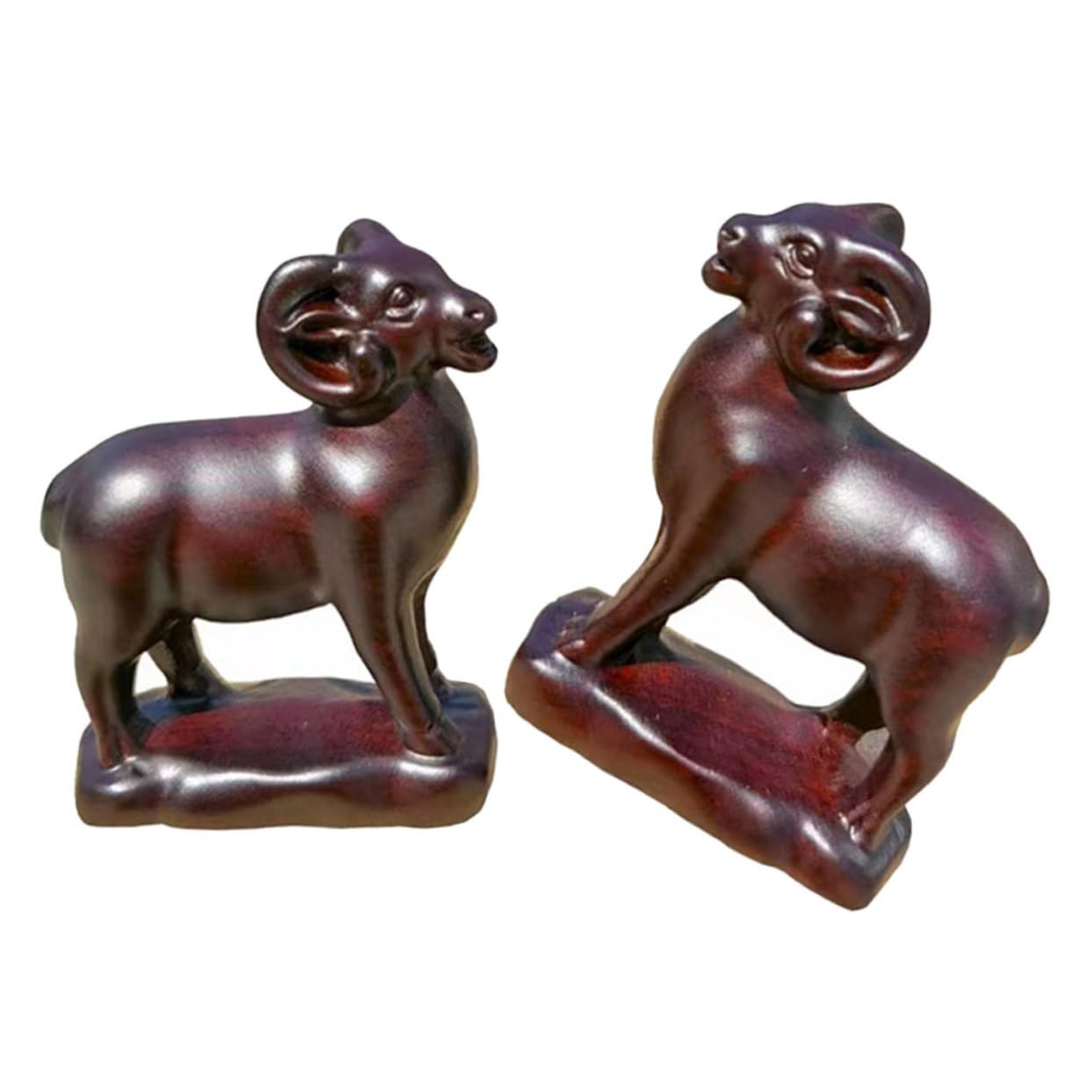 Toddmomy 8pezzi Scultura Di Capra Ornamento Decorativo Per Casa e Ufficio Statua Artistica Di Capra Unico Per Appassionati Di Arte e Design Interni
