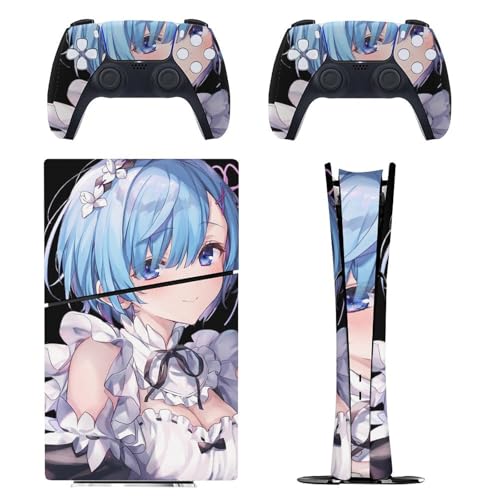 PS5 Slim fW^ XLV[ Re:Zero  Rem PlayStation 5 یXebJ[ vCXe[V 5 ^XL یV[ Sʕی ʑΉʑΉ ϋv w///قh~ B CA[ UM