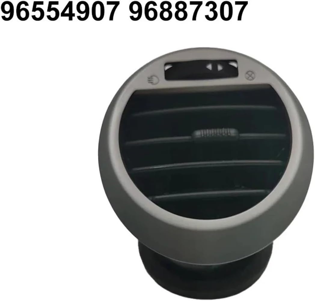 Car Air Conditioning Vent Grille Cover Compatible For Chevrolet Optra Nubira Compatible For Lacetti DAEWOO 2003-2008 Rotation Car Air Outlet 96554907(2pcs)