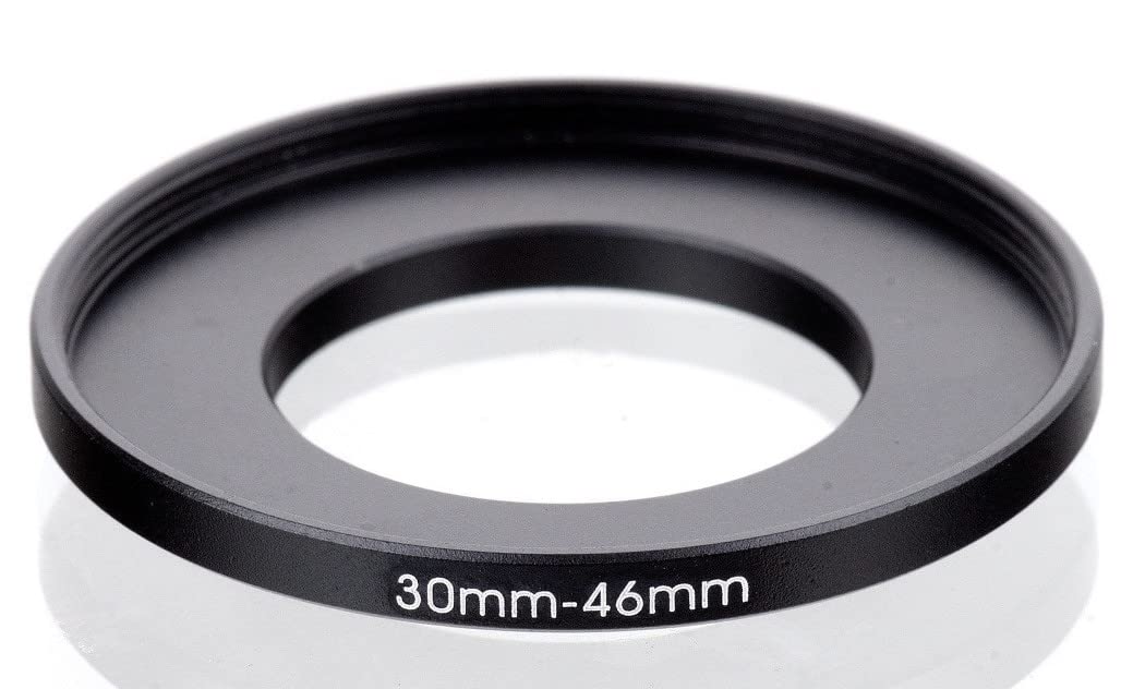 Anello Adattatore STEP UP 34-46mm | Monta Filtri 46mm Su Obiettivi 34mm | Alluminio Anodizzato Nero