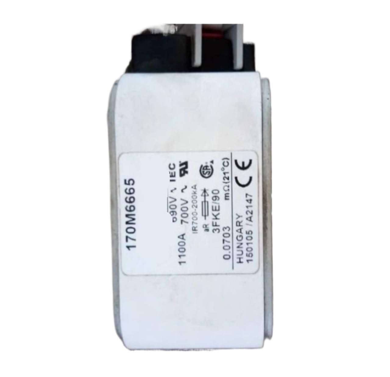 Fusible céramique 170M6668 haute tension pour protection industrielle