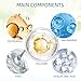 QuasiBio Collagen Face Mask Overnight, Korean Collagen Face Mask, Collagen Deep Hydrating Mask Hydrogel Sleeping Mask, Pore Minimizing, Improve Elasticity (1 Box/4Pcs)