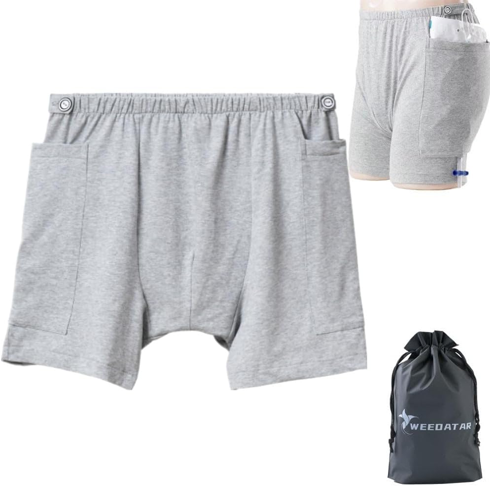 WEEOATAR Incontinence Care Shorts,Fistula Pants,Catheter