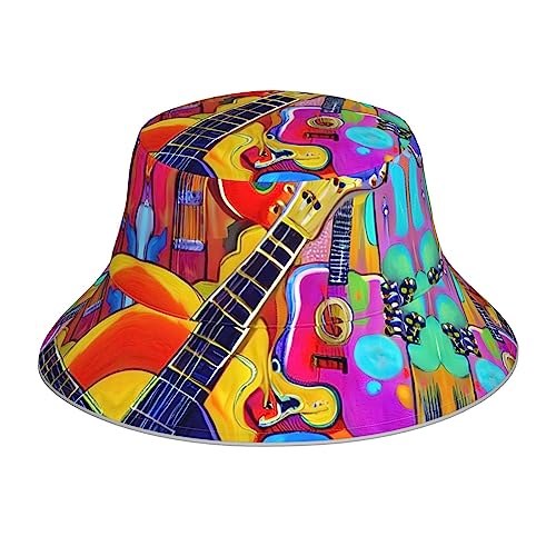 Chapeau de seau à rayures mexicaines pour voyage à la plage et protection solaire en extérieur