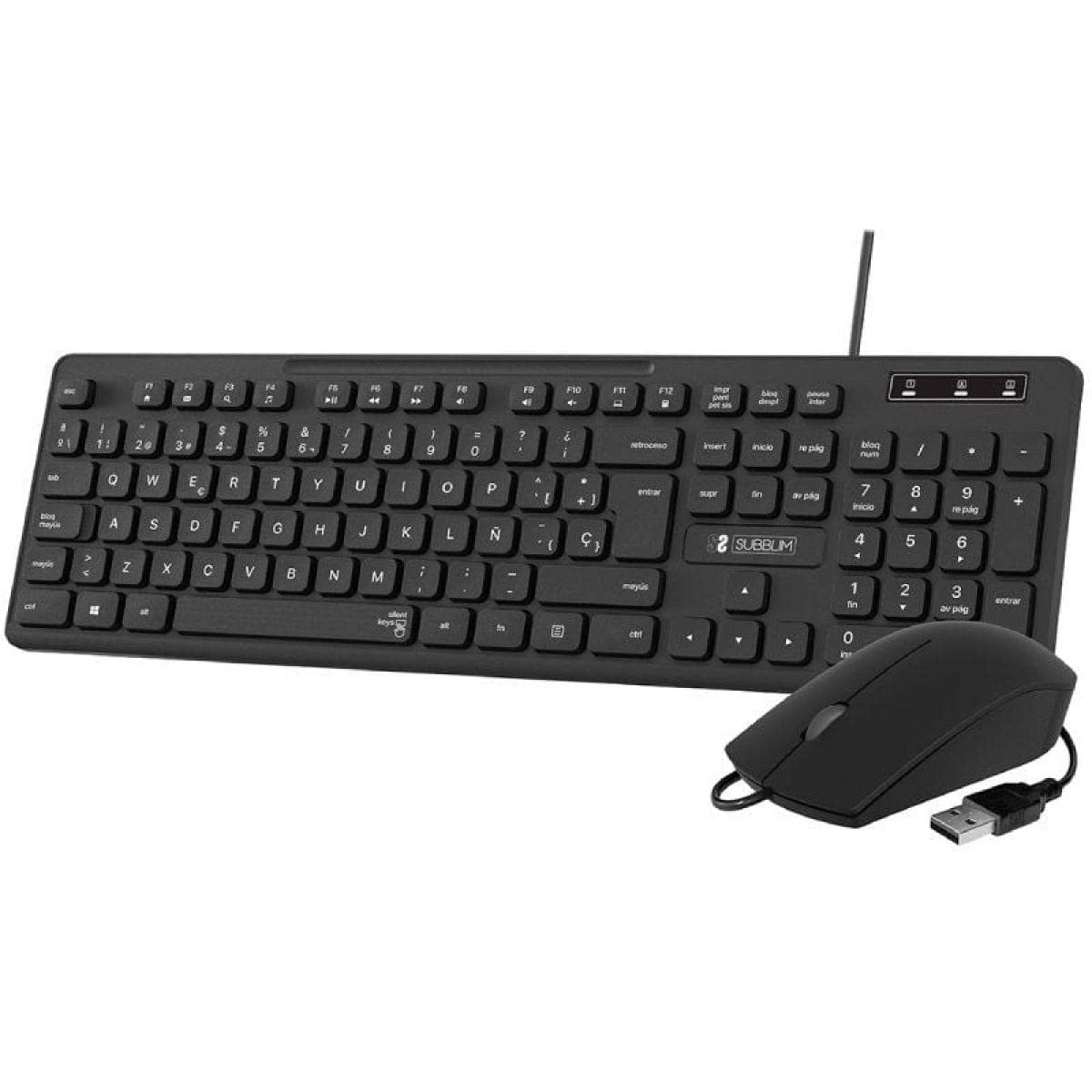 Teclado Y RATÓN SUBBLIM Combo Business CSSK01 Negro