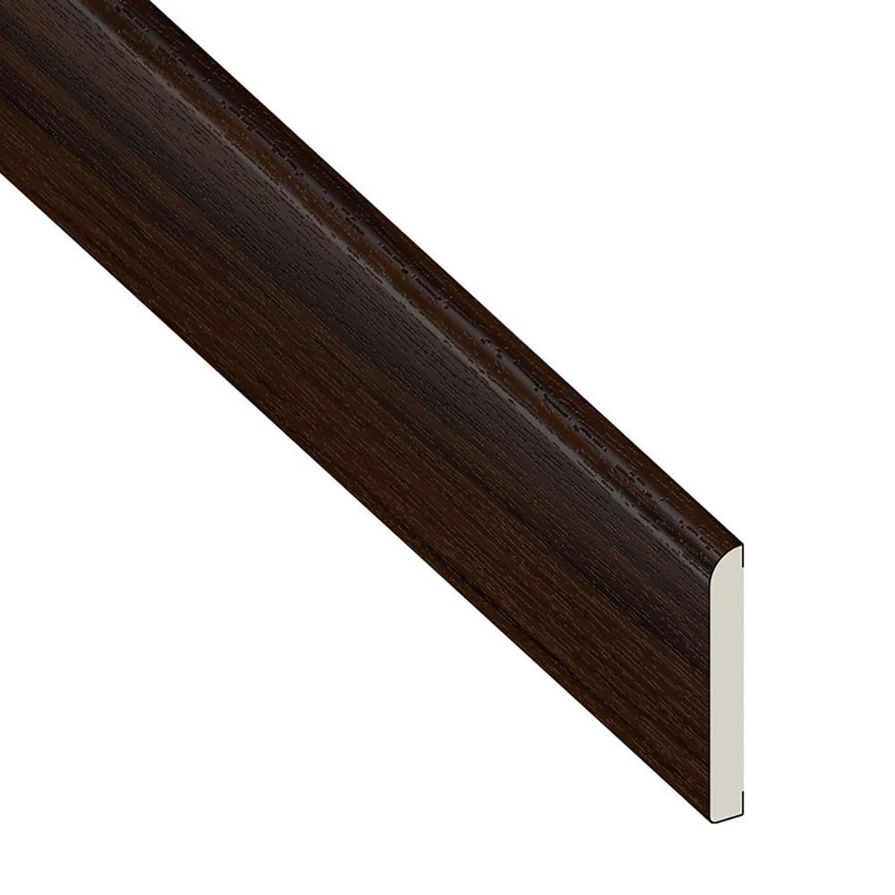 UPVC Plastic Trim 45mm x 5m - Rosewood Architrave Skirting Board/Window Finishing Trim