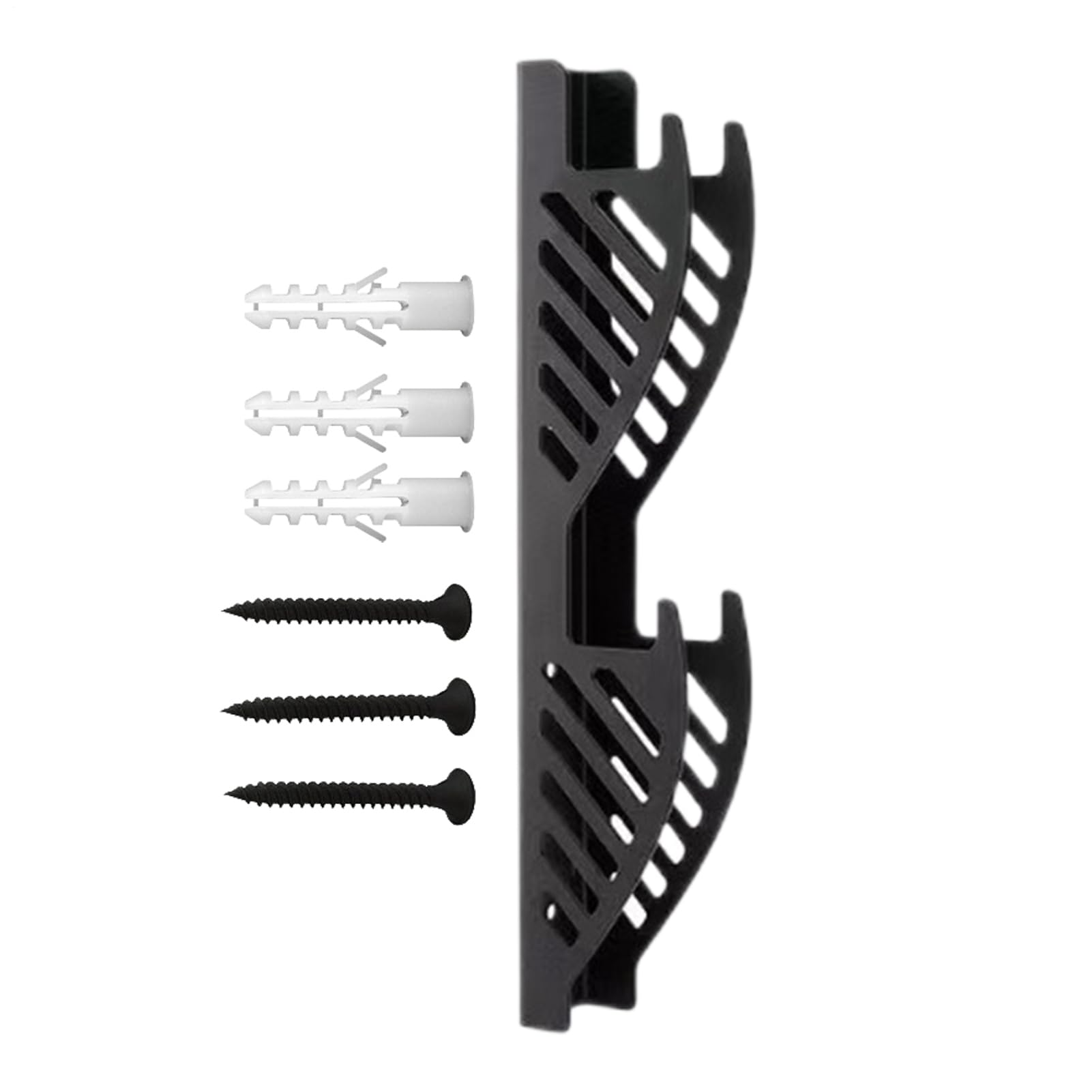 Support de chandelles mural en acier renforcé de 40.5cm pour organisation premium