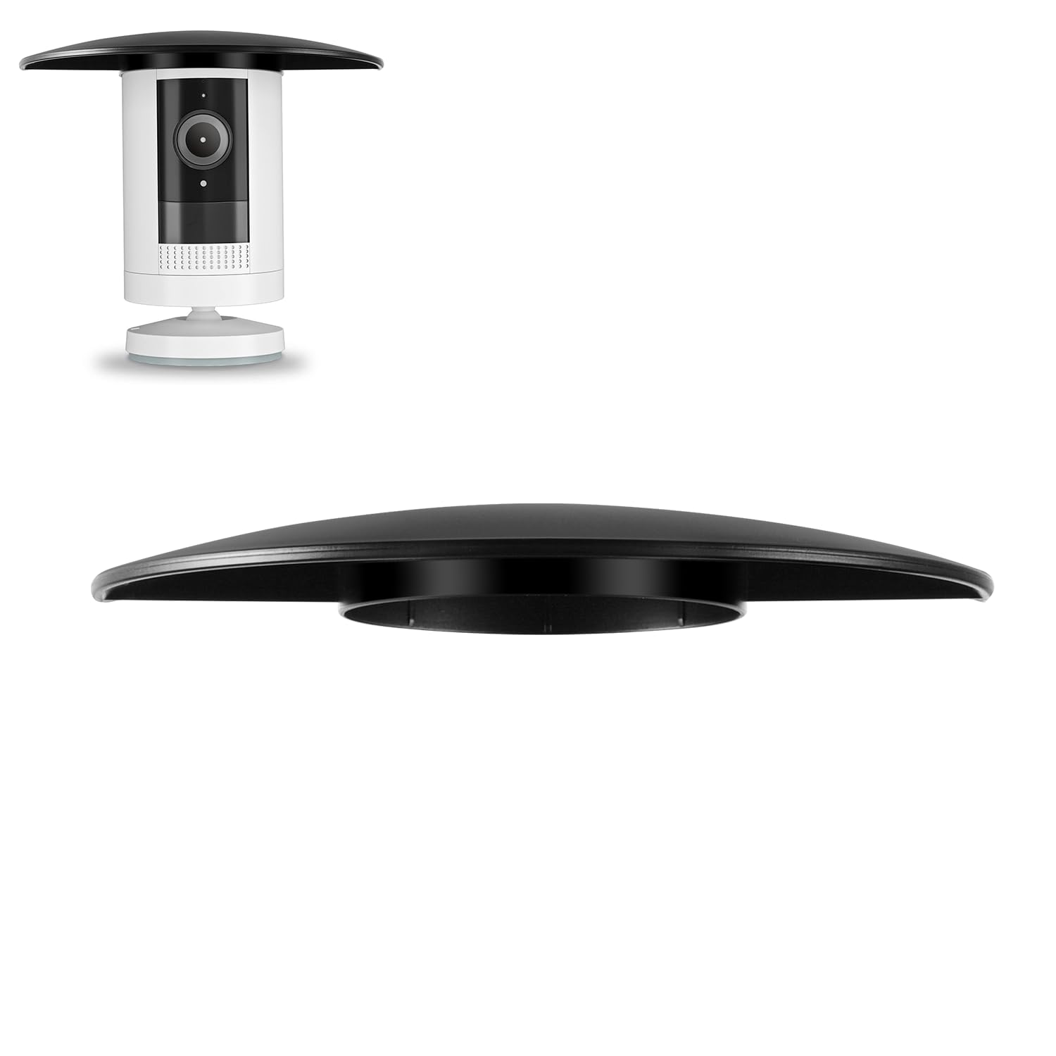 Outdoor Camera Cover for Ring Camera Plus, UV & Rain Resistant Cover for Ring Stick Up Cam (Black)