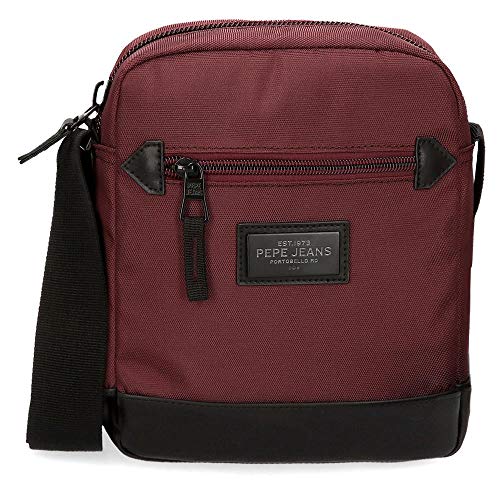 Pepe Jeans Lambert Bandolera Mediana Burdeos