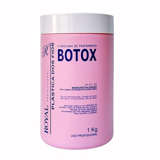 B-tox Capilar, Plástica dos Fios Açaí, 1kg, Uso Profissional