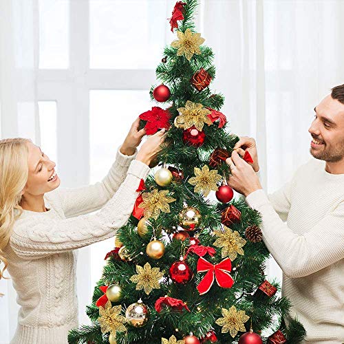 KAHEIGN 30 Pz Stella di Natale Glitterata, 7.5/10