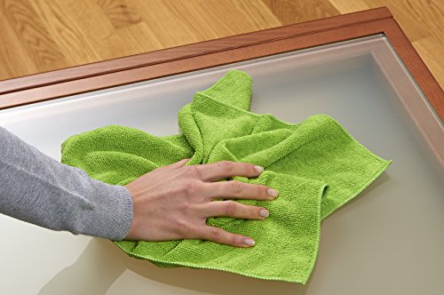 SPONTEX Panni in microfibra per la pulizia | 16 panni per pulizia in microfibra | Da utilizzare come panni per la polvere o per la cucina | 30 x 30cm | Colori assortiti | 16 pz. - immagine 3