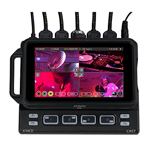 Atomos Ninja V 5\" HDMI Recording Monitor with AtomX CAST Switcher Bundle