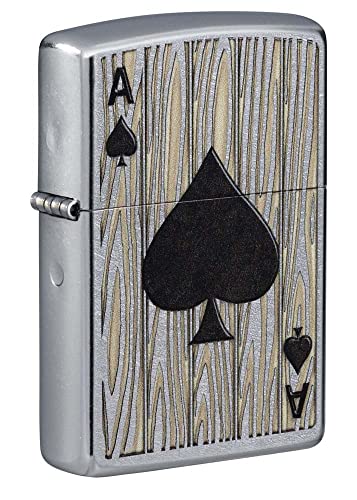 Zippo Encendedor Ace of Spades Street Chrome