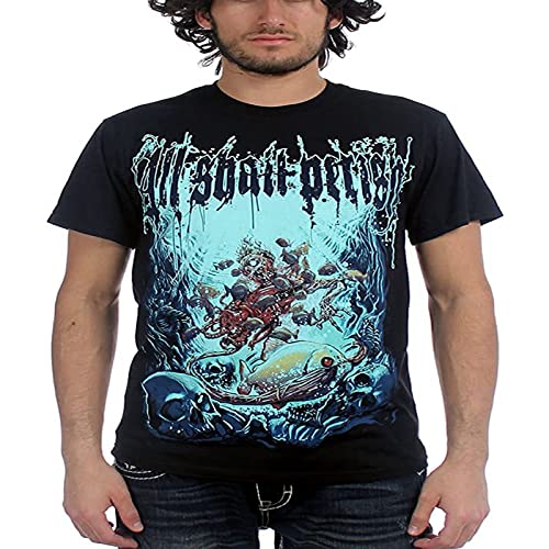 Photo de sungen All Shall Perish Mens Deep Sea T Shirt Black 3XL