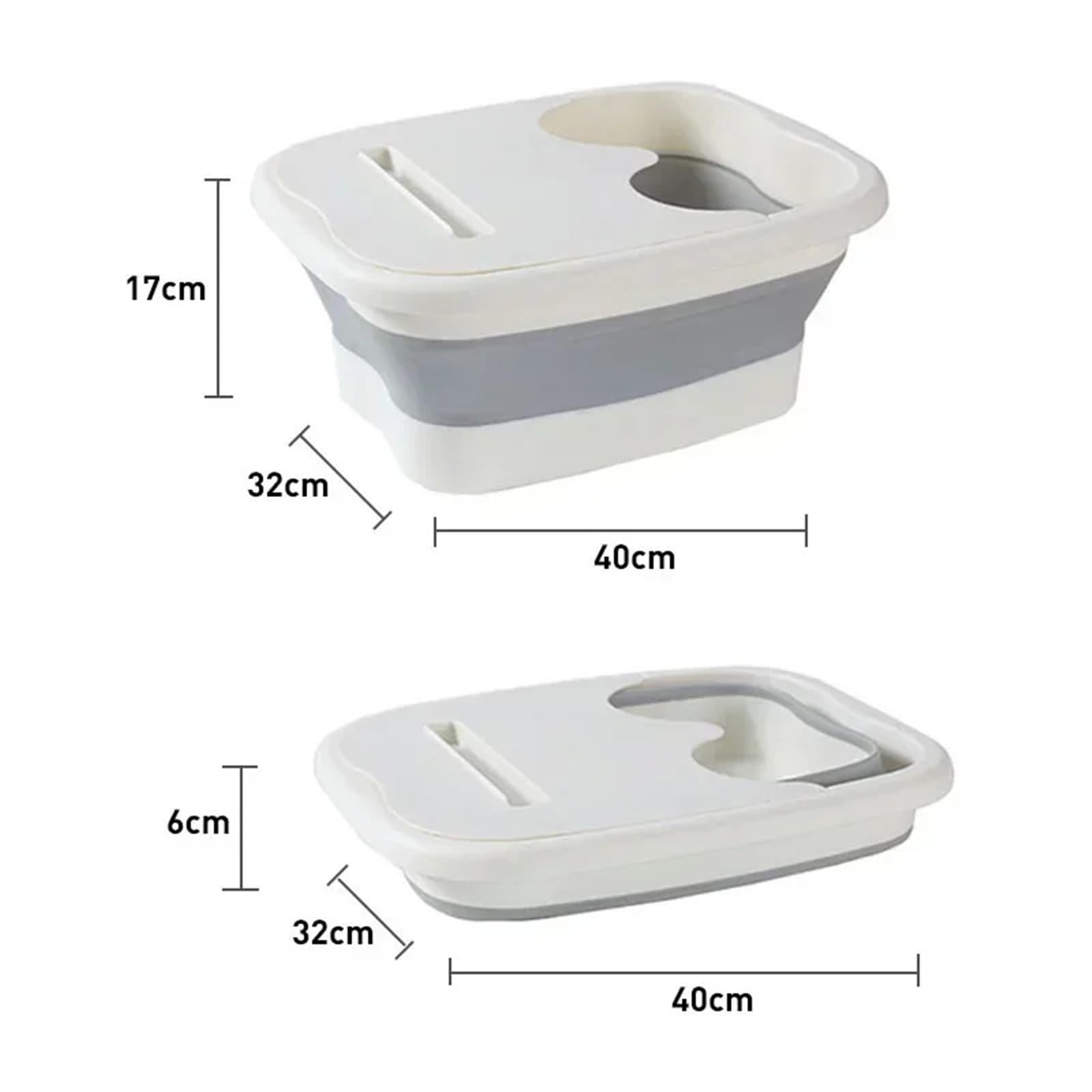Baño De Pies Plegable Cubo for baño de pies plegable for el hogar, lavabo portátil grueso for , cubo for remojo , 2 uds