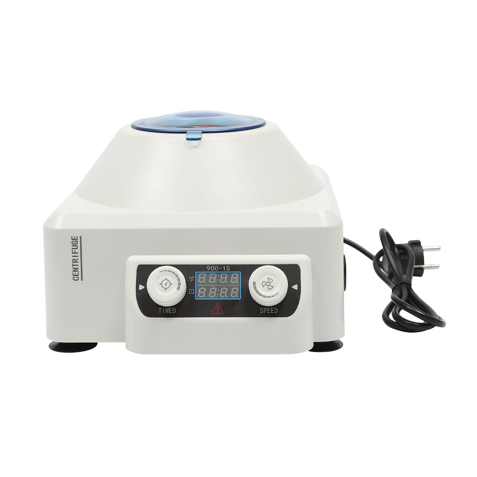 Centrífuga de laboratorio 6 x 10 ml con pantalla LCD y temporizador de velocidad ajustable 0-4000 rpm/min, para hospital, laboratorio, suero, plasma