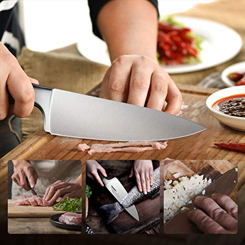 SKY LIGHT Chef Knife, 6 inch Pro Kitchen Knife Ultra Sharp Chef's Knife German High Carbon Stainless Steel Chef Cooking Knives with Ergonomic Handle