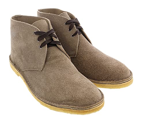 Daniela Fargion Taupe Suede Leather Derby Shoes- - Main Image