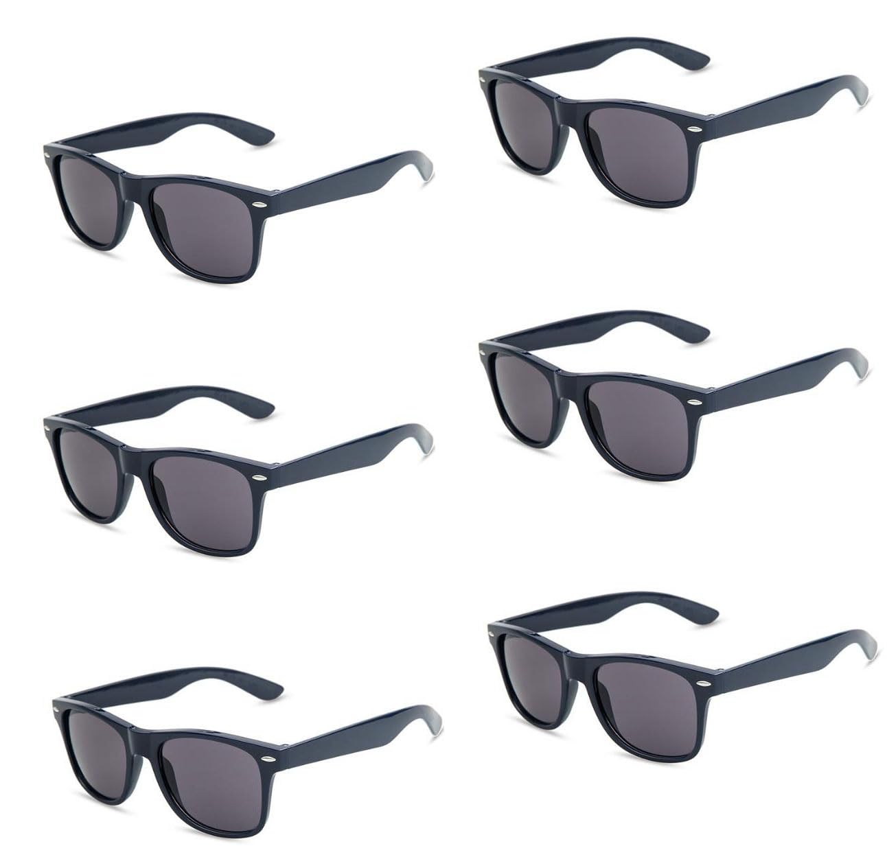 Voarge 6 Pack Sunglasses Bulk, Cheap Sunglass, Party Favors for Summer Beach Pool Wedding Party Adult Party Favor