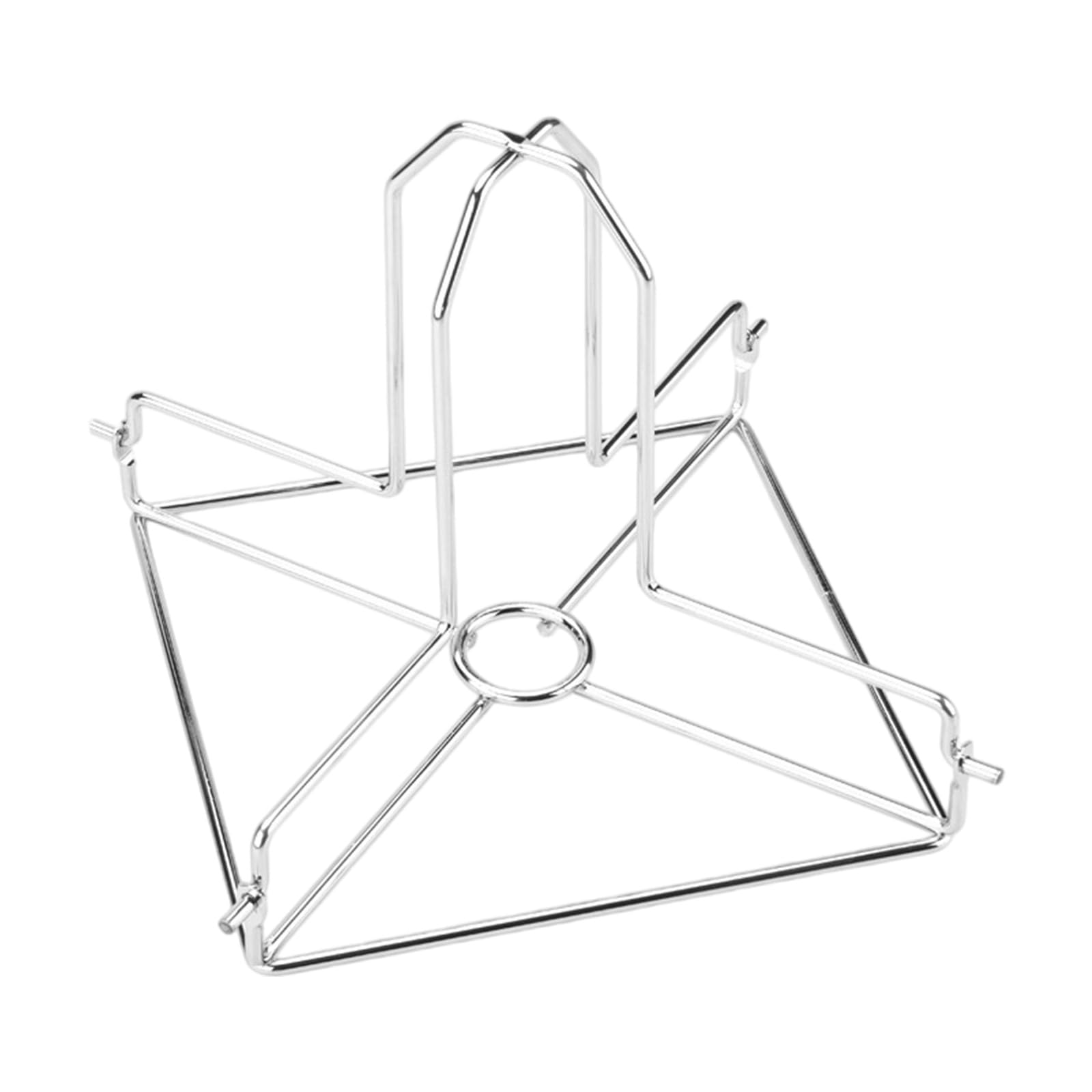 Kaeltsyn Roasting Grills Stand Stainless Steels Folding Butt Chicken Holder for Turkey BBQ Tender Roaster Chicken Enduring Stainless Steels Turkey Stand