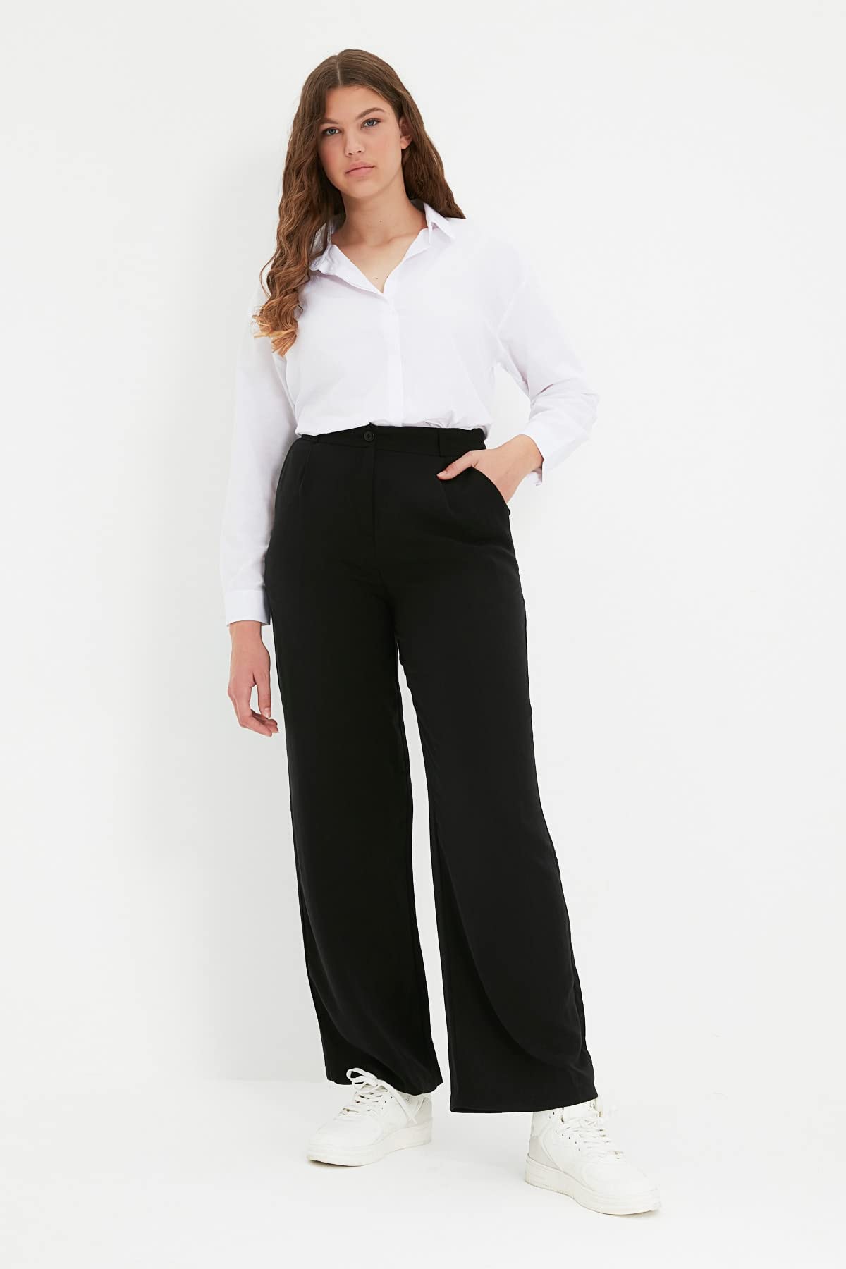 Trendyol Brown Plenty of Trousers - Short - Palais - Femme