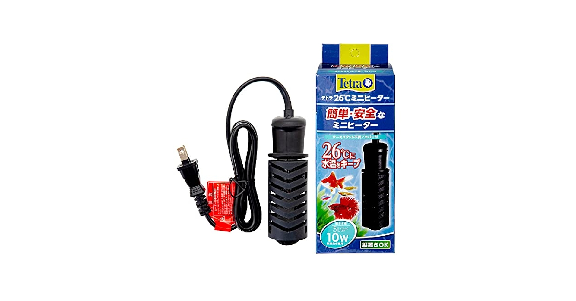 Tetra 26℃ミニヒーター 10W テトラ 26℃ミニヒーター 10W | 水中生物用品・水槽用品 通販