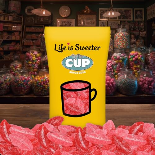 By The Cup Sour Pucker-up Gummy Lips 1 lb miniatura 3