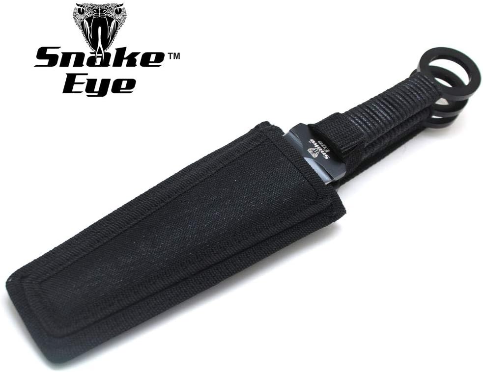 Snake Eye Tactical Full-Tang Throwing-Knife With Sheath