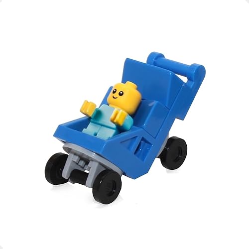 LEGO Town City Minifigure - Cochecito bebé en azul (60204)