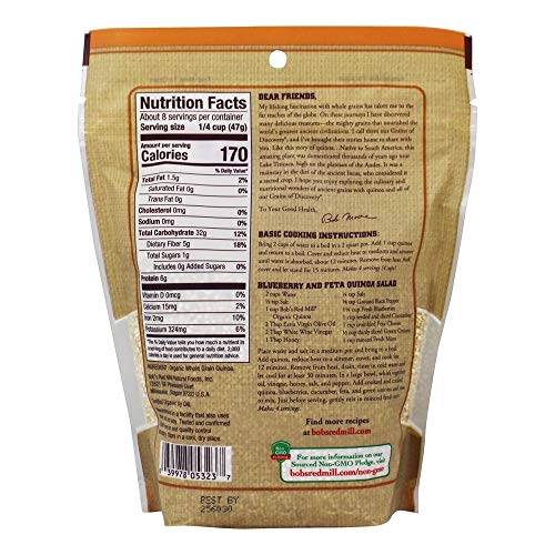 Bob's Red Mill Organic White Quinoa, 13 Ounce (Resealable) - image 2