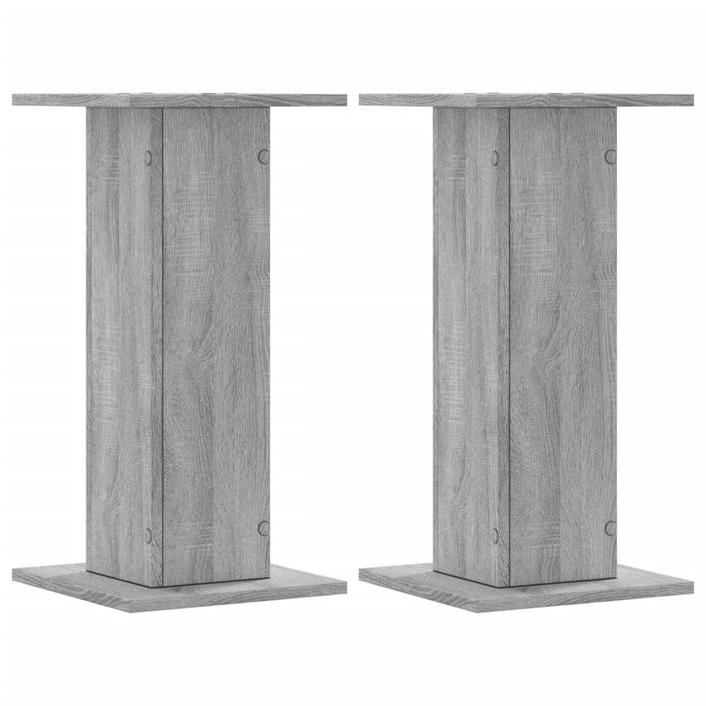 vidaXL Plant Stands 2 pcs Grey Sonoma 30x30x60 cm Engineered Wood — image 1