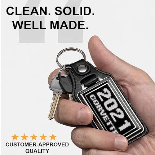 Image of Brotherhood Car Key Chain for Corvette - Classic Models Keychain for Men and Women Gift Key Ring Key Chain