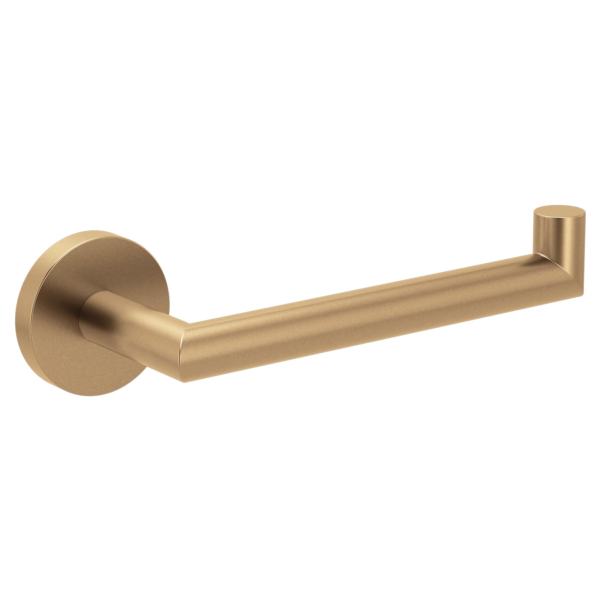 Moen Arlys Bronzed Gold Modern Single Post Toilet Paper Holder