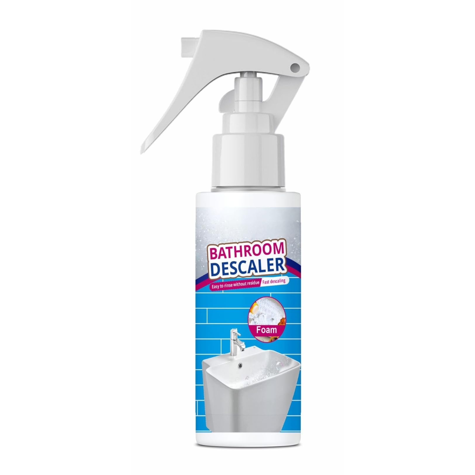 Bathroom Descaler Spray 200ml | Powerful Bathroom Cleaner for Limescale, Hard Water Marks, Soap Scum & Stains | Foam Cleaning Solution for Tiles, Sink, Tap, Glass & Bathroom Fixtures-image-34