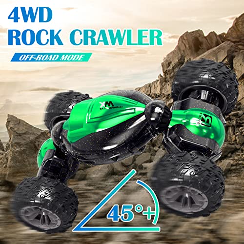 OUTTUO Macchina Telecomandata, 4WD 360° Rotazione