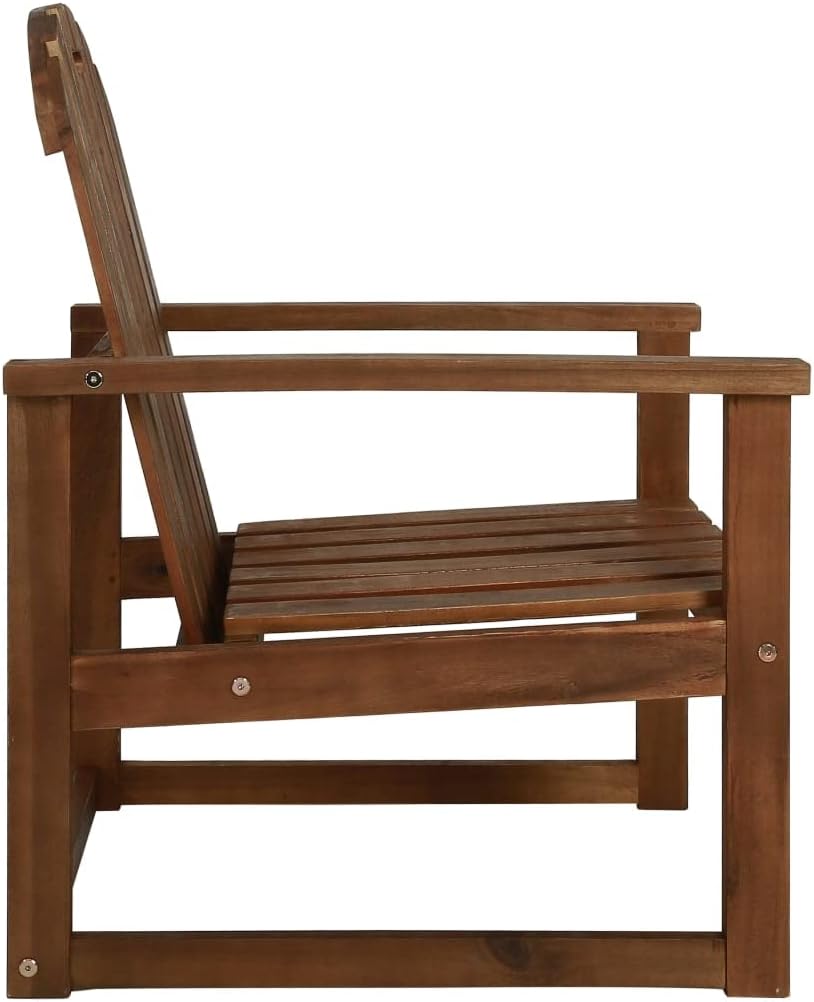 Patio Sofa Chairs 2 pcs,Garden Chair,Modern Style,High Back Chairs,Lounge Chairs,Lawn Chairs,Club Chairs,Outdoor Chair,for Garden,Backyard,Lawn,Porch,Poolside and Balcony,Solid Acacia Wood