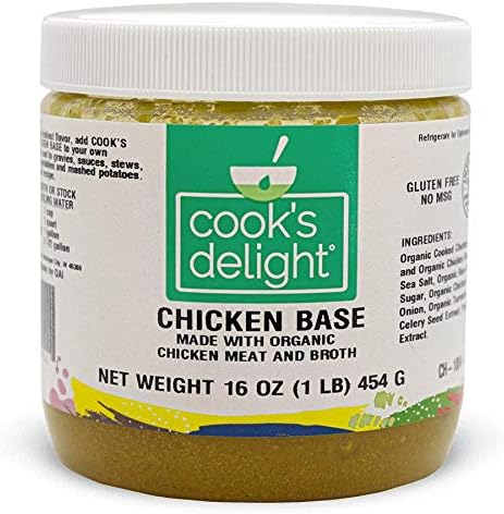 Cook's Delight Chicken Base made with Organic Meat and Broth CH-1004 (1 Pack)