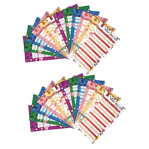 DOITOOL 72-Stücke Bargeldbudgetblätter Ausgabenplanung