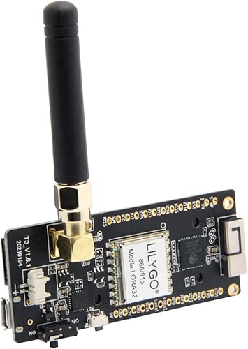 Miniatura 4 de LILYGO LoRa32 915Mhz ESP32 Junta de Desarrollo OLED 0,96 pulgadas SD Tarjeta BLE WiFi TTGO Paxcounter Módulo