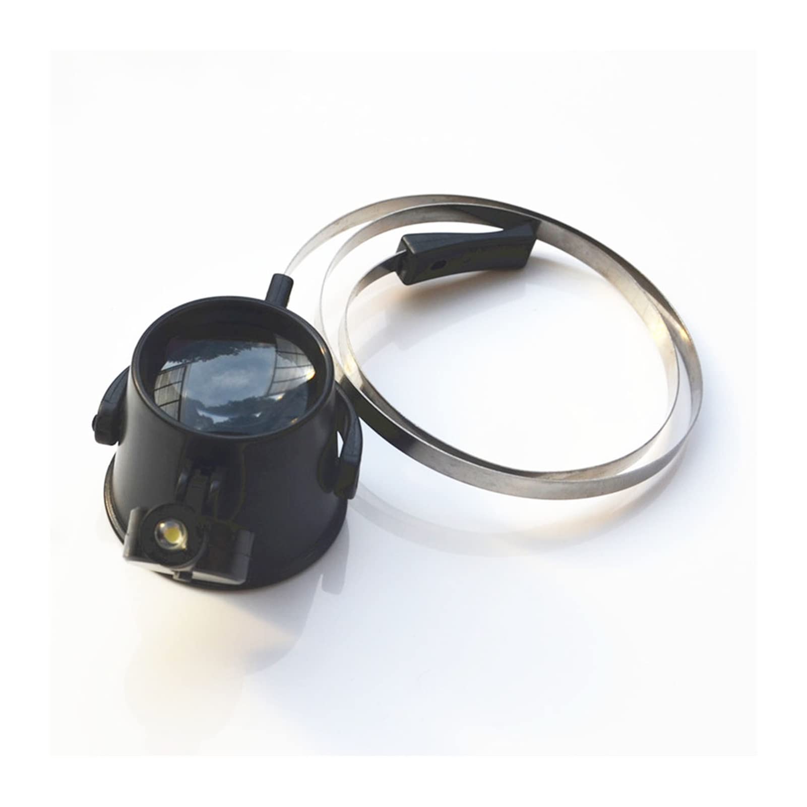Lupa Luminosa LED de 15x, Lupa para reparación de Relojes de joyería, Lupa para la Cabeza