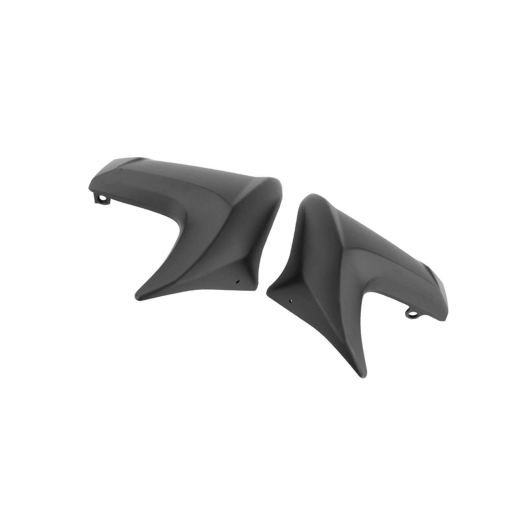 VUIUYOIES Paire de protections de carénage de cache-radiateur pour ER6N 2012-2015 Élégantes et durables, Noir mat