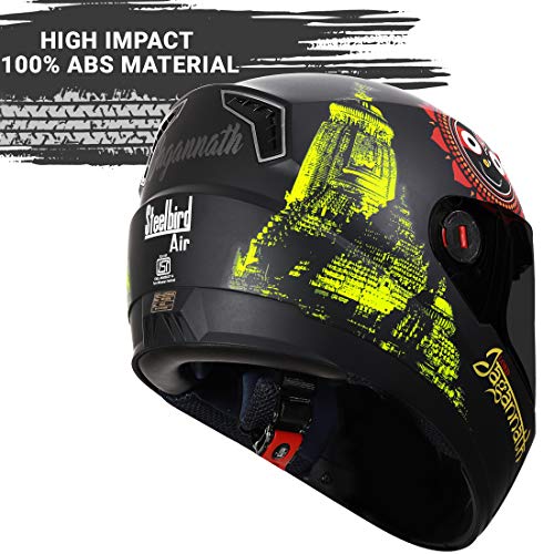 Image of Steelbird SBA-1 Jagannath ISI Certified Full Face Helmet in Matt Finish